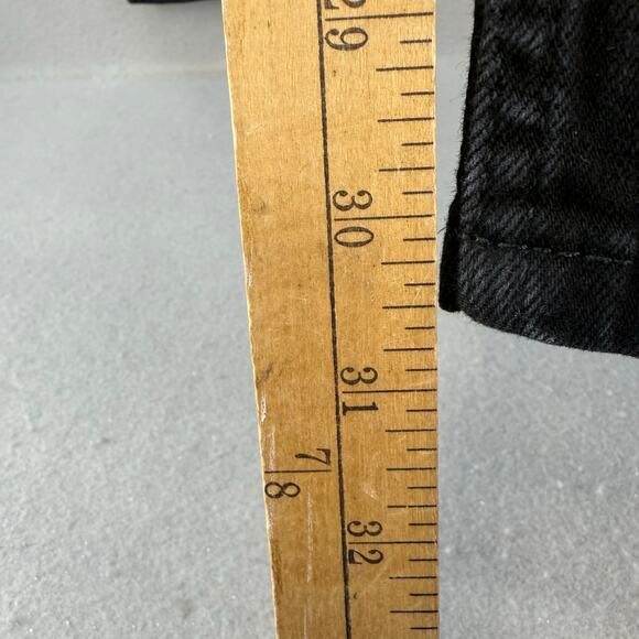 Levi's 511 Men's Jeans 36x32 Black Straight Leg Stretch Preppy Dad Jeans - Picture 12 of 13